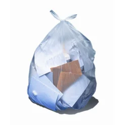 Heritage 50-56 Gallon Industrial Trash Bag, 43" x 47", Low Density, 1.5 Mil, Clear (H8647AC)<Heritage Bag Hot