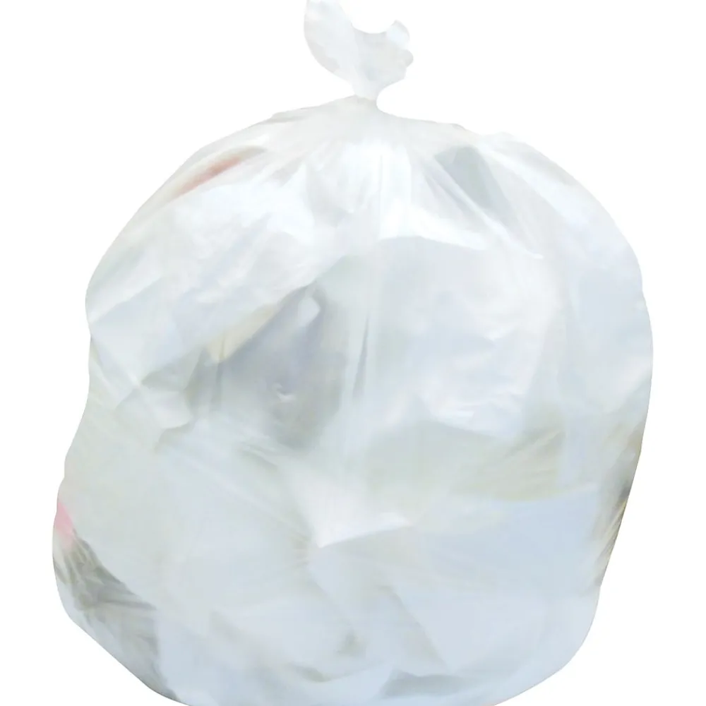 Heritage 20-30 Gallon Trash Bags, 30x36, Low Density, 0.5 Mil, Clear, 250/Carton (H6036MC)<Heritage Bag Hot