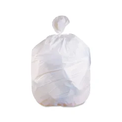 Heritage Right Sack 30-32 Gallon Industrial Trash Bag, 33" x 45", Low Density, 1.4 Mil, White, 200 Bags/Box (H32 W)<Heritage Bag Hot