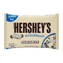 Hershey's Cookies 'n' Crème Snack Size White Chocolate Candy Bar, 17.1 oz., 2 (246-00029)