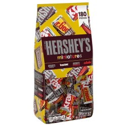 Hershey's Miniatures Variety Milk Chocolate Candy Bar, 56 oz., 180/Bag (HEC21543)