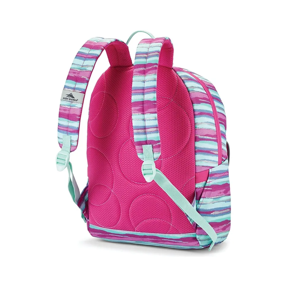 Chiqui Backpack, Watercolor Stripes, Pink/Blue (130364-9660)<High Sierra Best