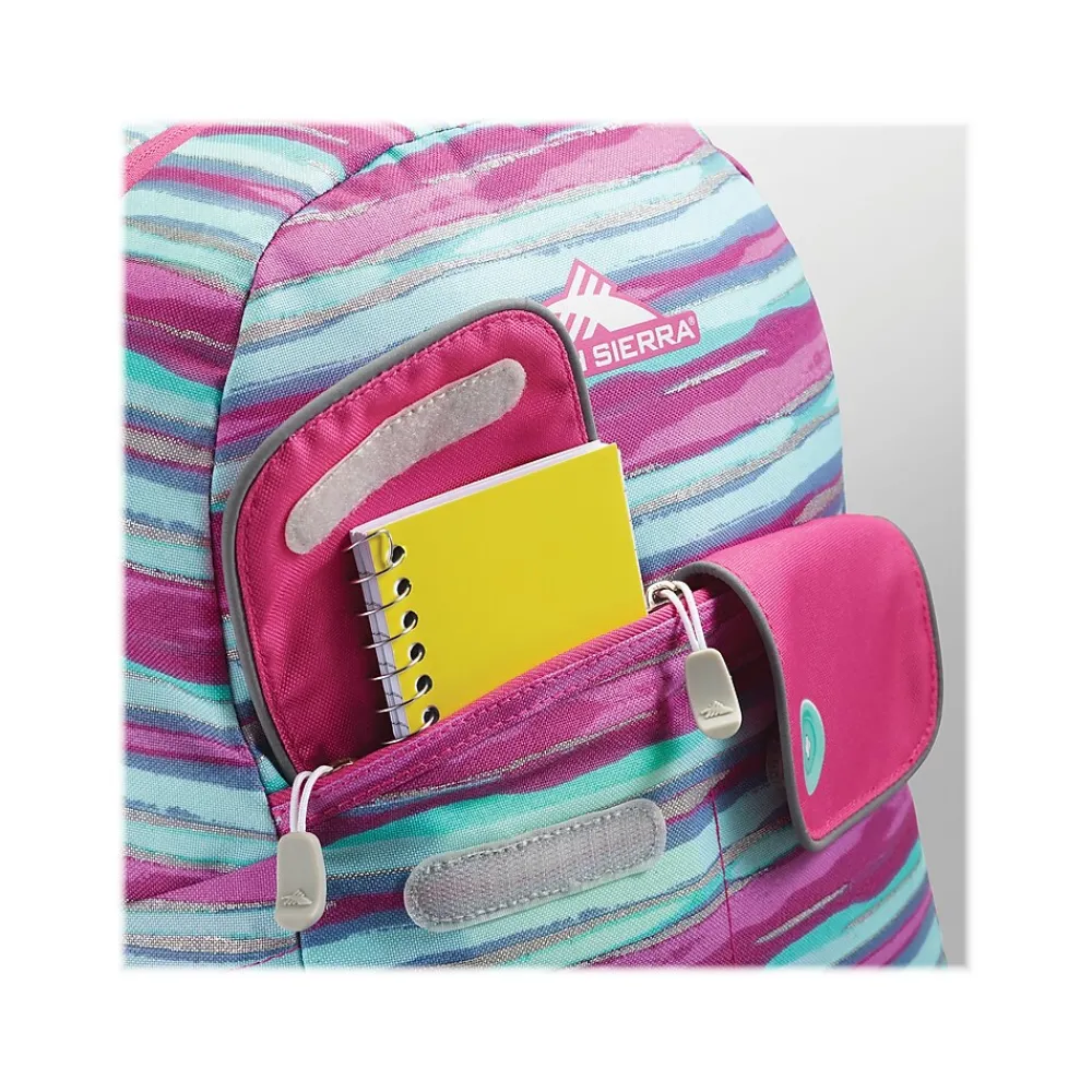 Chiqui Backpack, Watercolor Stripes, Pink/Blue (130364-9660)<High Sierra Best