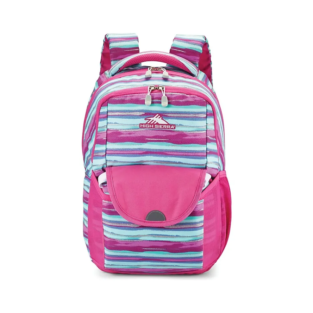 Ollie Backpack, Watercolor Stripes, Pink/Blue (138583-9660)<High Sierra Sale