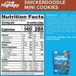 HighKey Variety Pack (Choc. Chip, Vanilla, Snickerdoodle), 2oz, 6ct (600-00274)