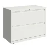 File Cabinets*Hirsh HL10000 Series 2-Drawer Lateral File Cabinet, Locking, Letter/Legal, White, 36" (23700)