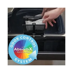 Stainless Steel Step Trash Can with Hinged Lid, 13-Gallon, Silver (HLS13SS)<HLS Commercial