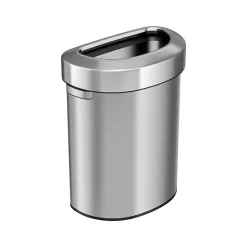 Titan Stainless Steel Trash Can, 23-Gallon, Silver (HLS23DOT)<HLS Commercial Discount