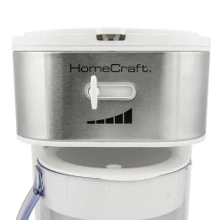 HomeCraft 12-Cups Automatic Drip Coffee Maker, White (HCIT3WS6A)