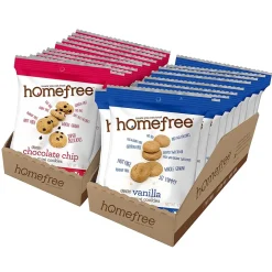 HomeFree Gluten Free Cookies Variety Pack, 1.1 oz., 20/Box (600-00264)