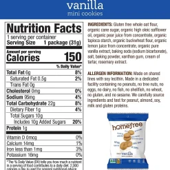 HomeFree Gluten Free Cookies Variety Pack, 1.1 oz., 20/Box (600-00264)