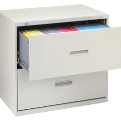File Cabinets*HON 2 Drawers Lateral File Cabinet, Letter/Legal, Putty, 30