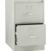 File Cabinets*HON 310 Series 2 Drawer Vertical File Cabinet, Legal, Light Gray, 26 1/2"D (312CPQ)