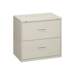 File Cabinets*HON 400 Series 2-Drawer Lateral File Cabinet, Letter/Legal, Light Gray, 30"W (BSX432LQ)