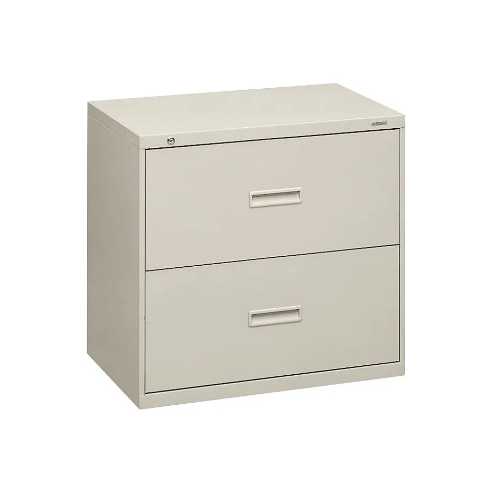 File Cabinets*HON 400 Series 2-Drawer Lateral File Cabinet, Letter/Legal, Light Gray, 30"W (BSX432LQ)