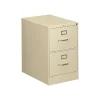 File Cabinets*HON 310 Series 2-Drawer Vertical File Cabinet, Legal Size, Lockable, 29"H x 18.25"W x 26.5"D, Putty (312CPL)