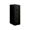 File Cabinets*HON 510 Series 4-File Drawers Vertical File Cabinet, Legal Size, Lockable, 51.97"H x 18.27"W x 25"D, Black (514CPP)