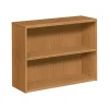 Bookcases*HON 10500 Series 2-Shelf Bookcase, 29 5/8"H x 36"W x 13 1/8"D, Harvest (H105532CC)
