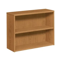 Bookcases*HON 10500 Series 2-Shelf Bookcase, 29 5/8"H x 36"W x 13 1/8"D, Harvest (H105532CC)
