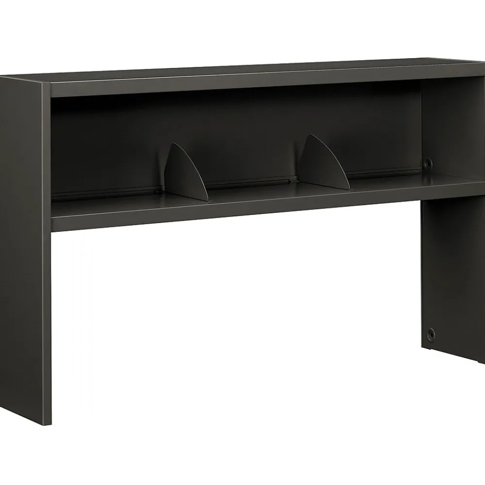 Storage Cabinets*HON ® 38000 Series™ 60"W Stack-On Storage without Doors, Charcoal, 34.75"H x 60.0"W x 13.5"D
