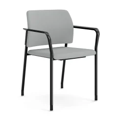 Folding & Stacking*HON Accommodate Vinyl Upholstered Guest Stacking Chair, /Textured Charcoal, 2/Pack (HSGS6.F.E.SX04.P7A) Flint