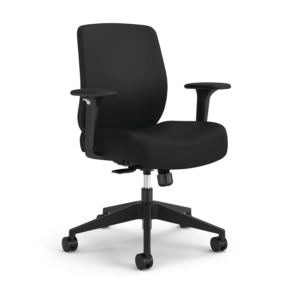 Office Chairs*HON Altern Fabric Swivel Task Chair, Black (HPTCC1-T1UU.BLK)