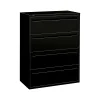 File Cabinets*HON Brigade 700 Series 4-Drawer Lateral File Cabinet, Locking, Black, Letter/Legal, 42"W (H794.L.P)