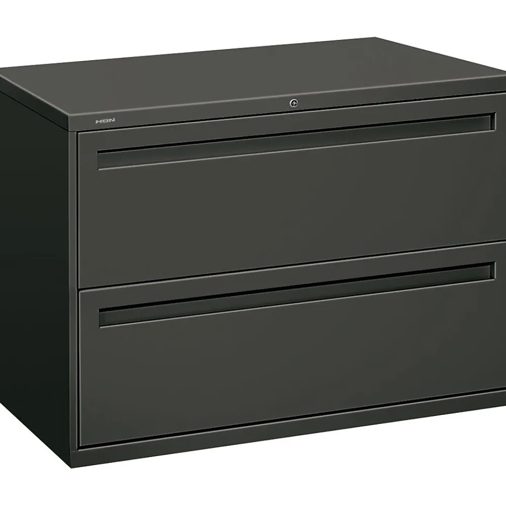 File Cabinets*HON Brigade® 700 Series Lateral File, 2-Drawer, Charcoal (792LS)