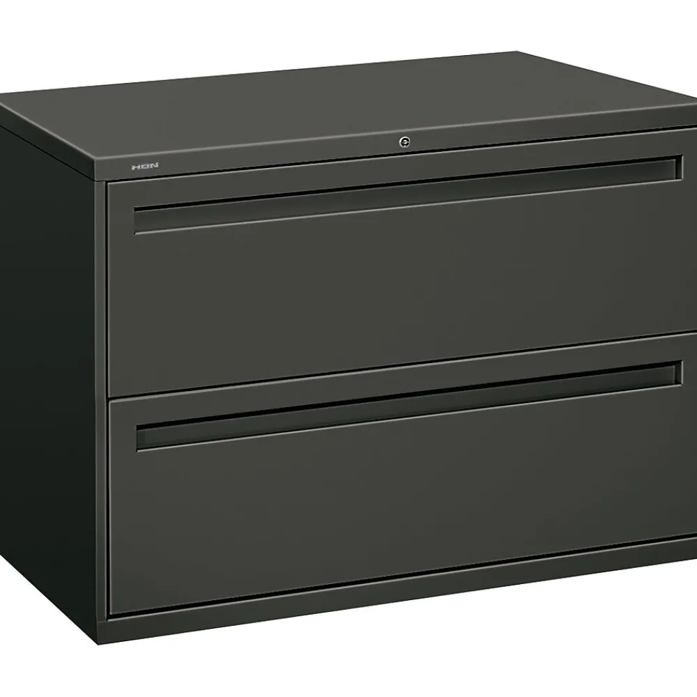 File Cabinets*HON Brigade® 700 Series Lateral File, 2-Drawer, Charcoal (792LS)