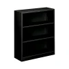 Bookcases*HON Brigade 3 Shelf 41"H Bookcase, Black Steel(HS42ABCP)