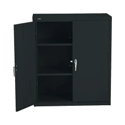 Storage Cabinets*HON Brigade 42" Steel Storage Cabinet with 3 Shelves, Black (SC1842P)