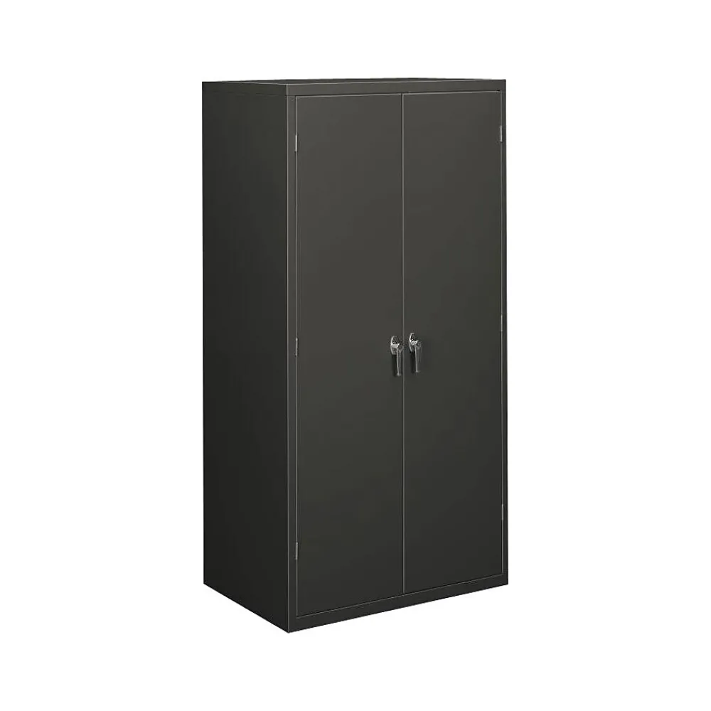 Storage Cabinets*HON Brigade 72" Steel Storage Cabinet with 6 Shelves, Charcoal (SC2472S)