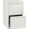 File Cabinets*HON Brigade 2-Drawer Mobile Vertical File Cabinet, Letter Size, Lockable, 28"H x 15"W x 20"D, Putty (H33820RL)