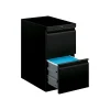 File Cabinets*HON Brigade 2-Drawer Mobile Vertical File Cabinet, Letter Size, Lockable, 28"H x 15"W x 22.88"D, Black (33823RP)