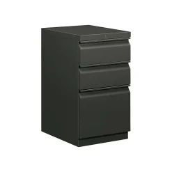 File Cabinets*HON Brigade 3-Drawer Mobile Vertical File Cabinet, Letter Size, Lockable, Charcoal (33723RS)