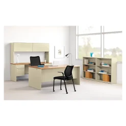 Bookcases*HON Brigade 3-Shelf 41"H Bookcase, Putty Steel(HS42ABCL)