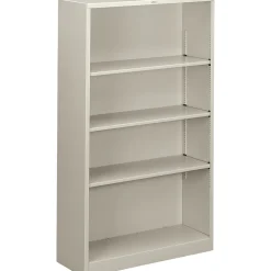 Bookcases*HON Brigade 4-Shelf Metal Bookcase, 59