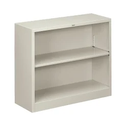 Bookcases*HON Brigade 2-Shelf Standard Bookcase, Light gray (S30ABCQ)