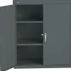 Storage Cabinets*HON ® Brigade® Steel Storage Cabinet, Assembled, 42Hx36Wx18D", Charcoal (SC1842S)