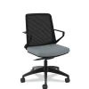 Office Chairs*HON Cliq Polyester Swivel Task Chair, Black/Apex Basalt (CLQIMAPX25T)