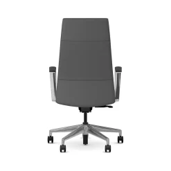 Office Chairs*HON Cofi Fabric Swivel Executive Chair, Graphite/Polished Aluminum (HCFEU.W0.STC.P.H.UR93.CHSTC09.PA)