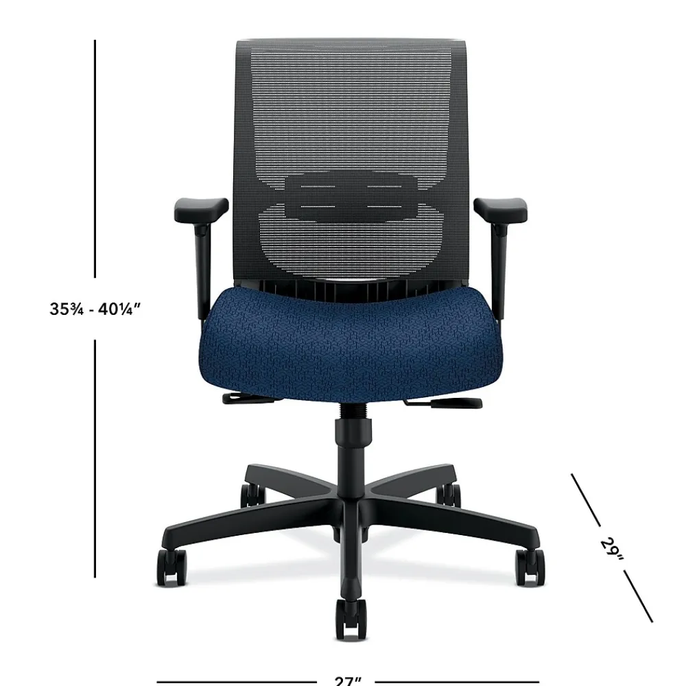Ergonomic Chairs*HON Convergence Mesh Low-Back Task Chair, Blue (CMY1AAPX13) Blue Mesh