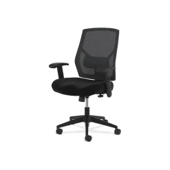Office Chairs*HON Crio Fabric/Mesh High-Back Task Chair, Black (BSXVL581ES10T)