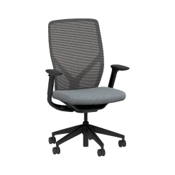 Office Chairs*HON Flexion Fabric/Mesh Task Chair, Basalt/Black (HFXT1.F0.STC.A.H.IM.APX25.NL.SB.T)