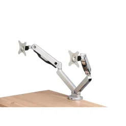 HON BDMAUSB 21" USB Dual Monitor Arm, Silver