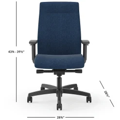Ergonomic Chairs*HON Ignition 2.0 Fabric Task Chair, Pattern (I2U2AHAX13TK) Navy