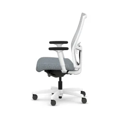 Office Chairs*HON Ignition 2.0 Fabric/Mesh Swivel Task Chair, Basalt/Designer White (HIWMMKD.Y2.A.H.IF.APX25.DW.SB.DWX)