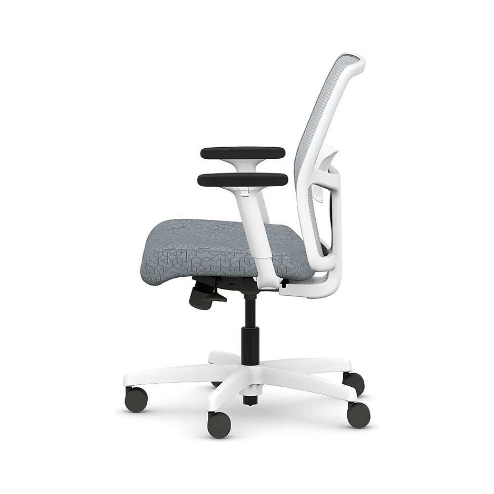 Office Chairs*HON Ignition 2.0 Fabric/Mesh Swivel Task Chair, Basalt/Designer White (HITLMKD.Y1.A.H.IF.APX25.DW.SB.DWX)