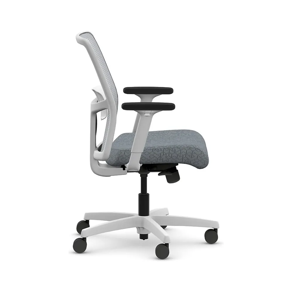 Office Chairs*HON Ignition 2.0 Fabric/Mesh Swivel Task Chair, Basalt/Designer White (HITLMKD.Y1.A.H.IF.APX25.DW.SB.DWX)