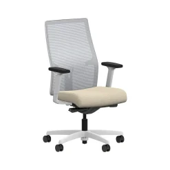 Office Chairs*HON Ignition 2.0 Fabric/Mesh Swivel Task Chair, Biscotti/Designer White (HIWMMKD.Y2.A.H.IF.HAML11.DW.SB.DWX)